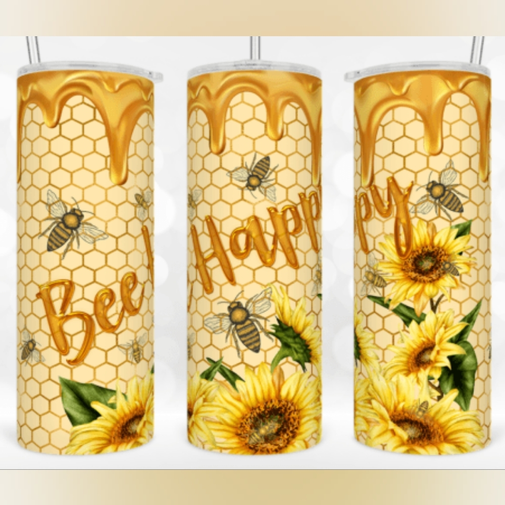 20 oz Decorative Stainless Steel Tumbler